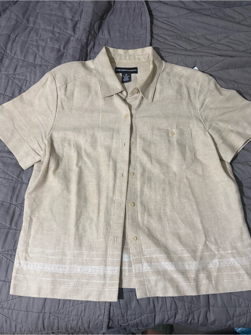 Norton McNaughton Beige Shirt